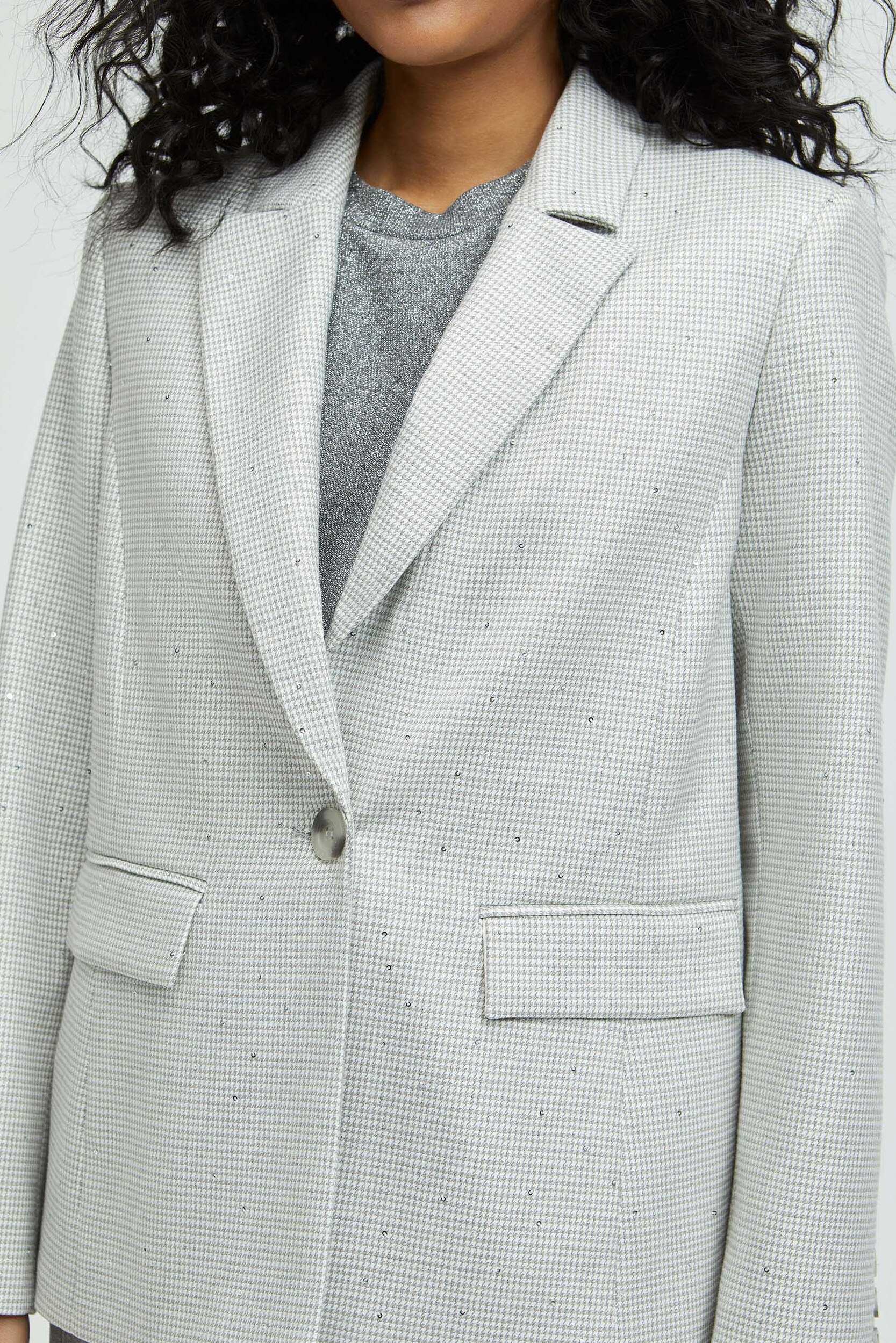 Smart blazer with studs