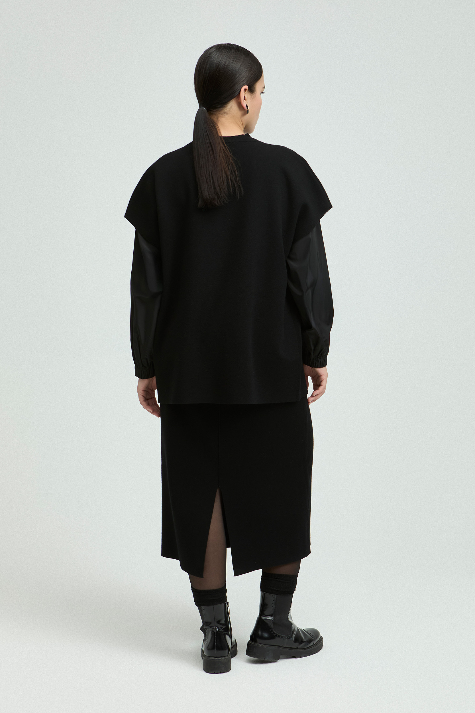 Mouwloze gilet met ritssluiting