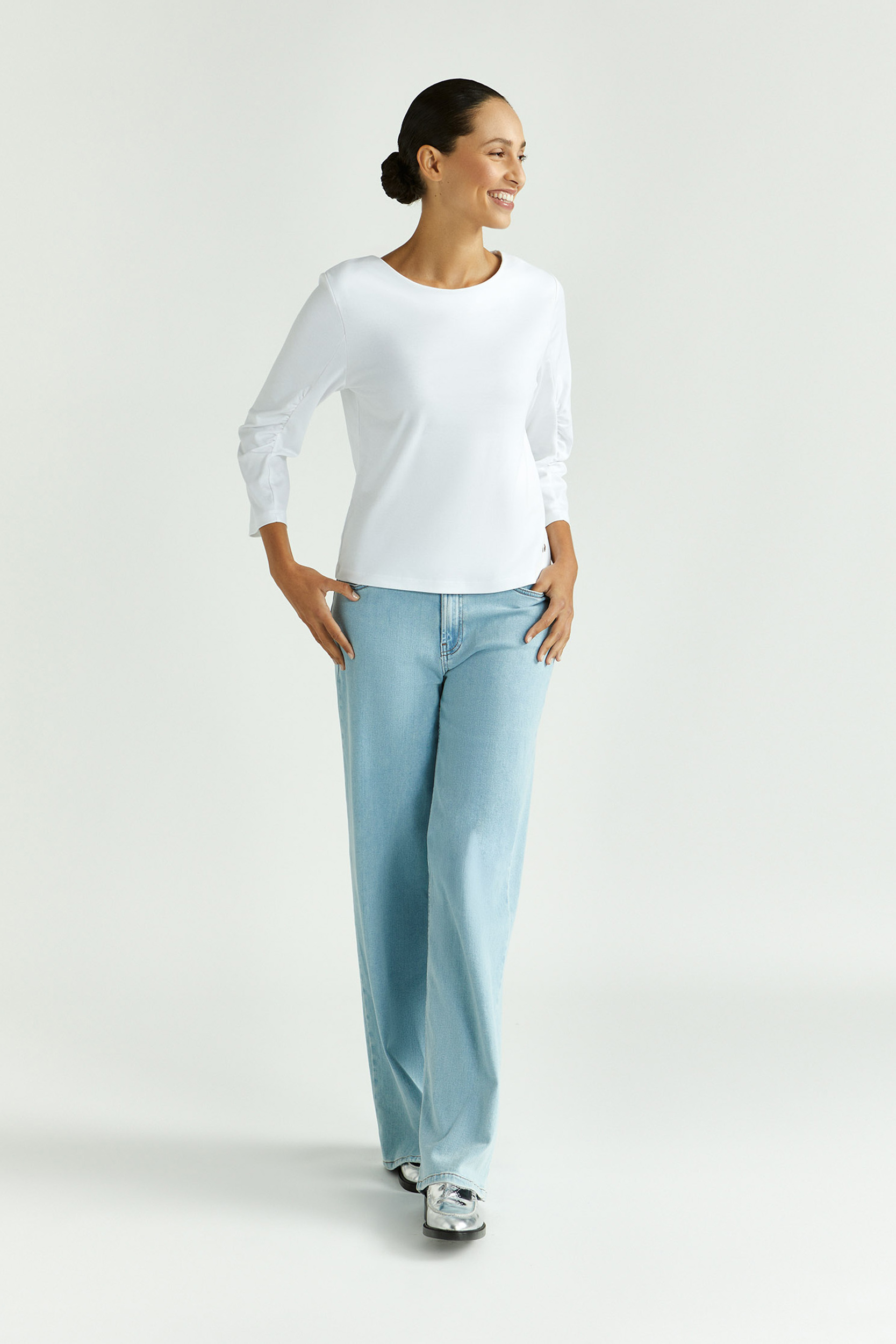 Summery flared jeans