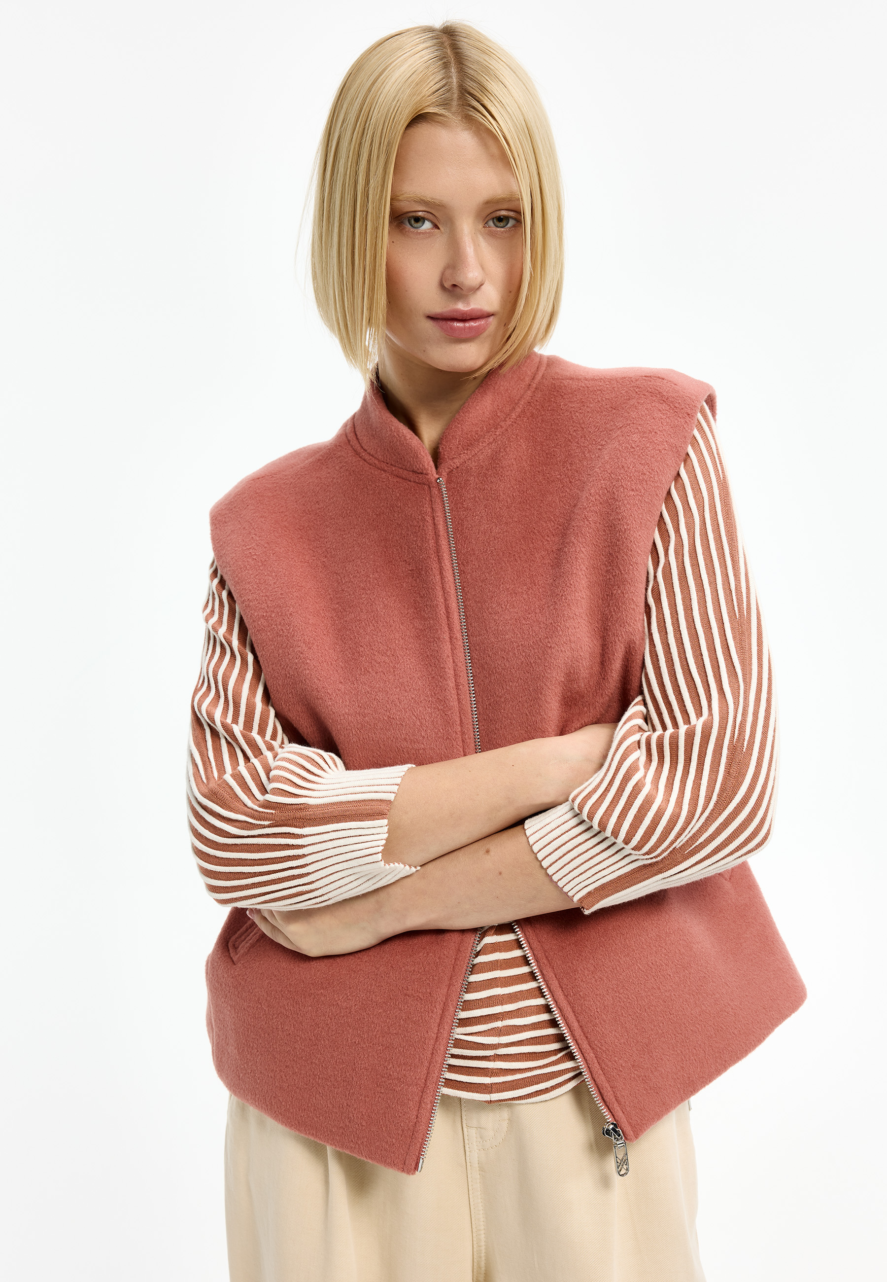 Elegante bodywarmer dames