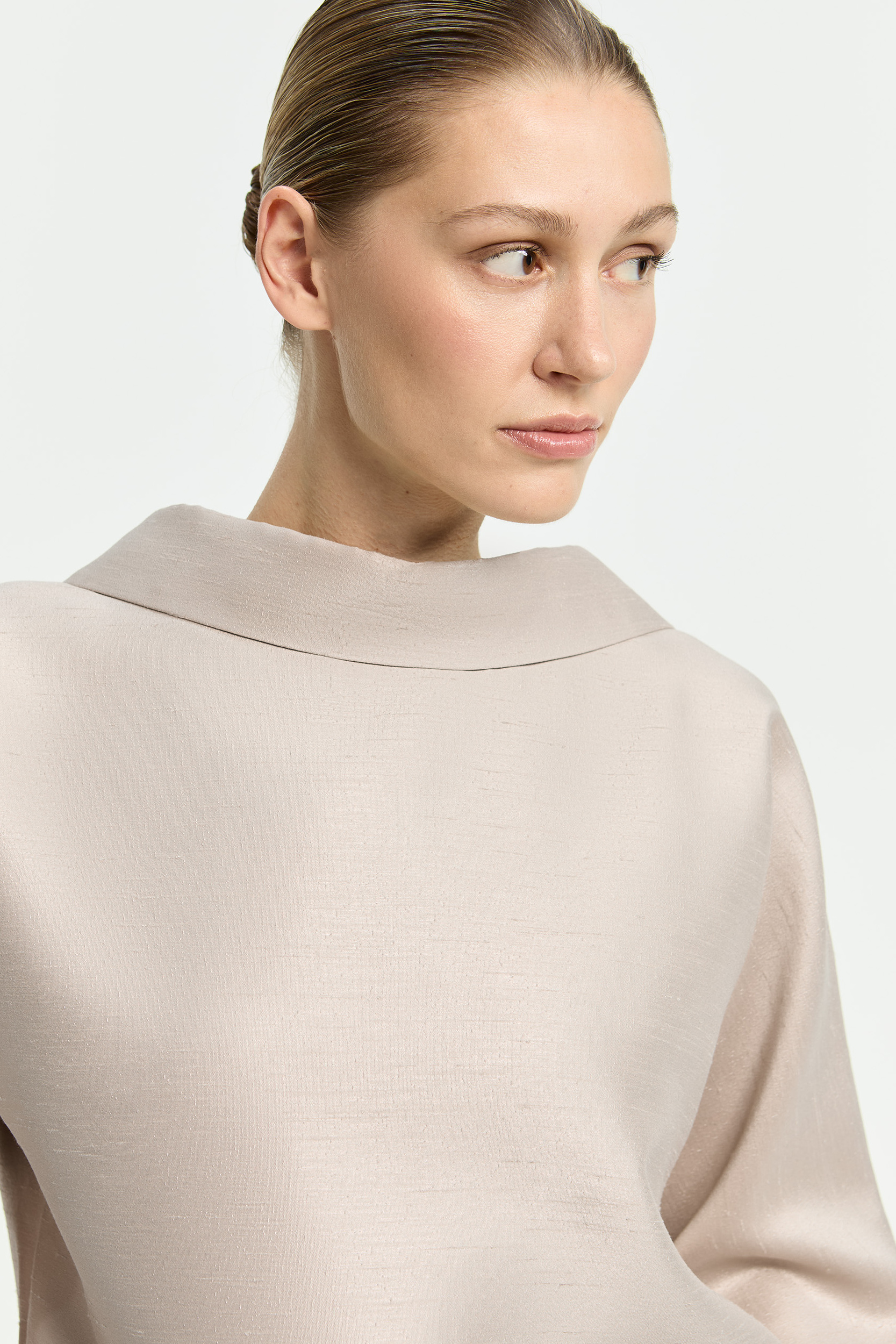 Blouse en soie luxueuse