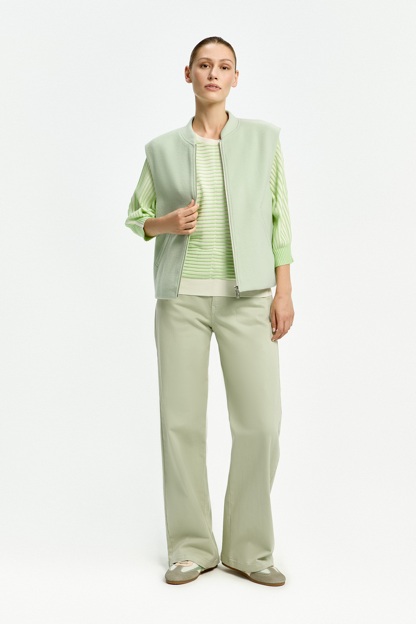 Jeans mit hoher Taille