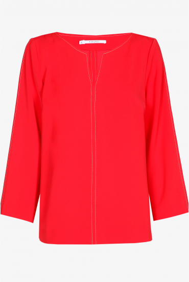 Soepelvallende blouse