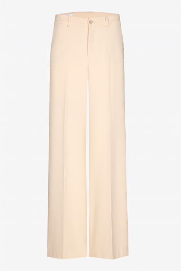 Pantalon en sergé à jambes larges