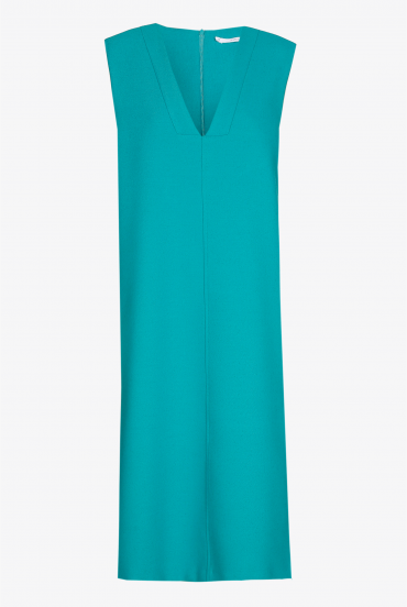 Sleeveless double face dress