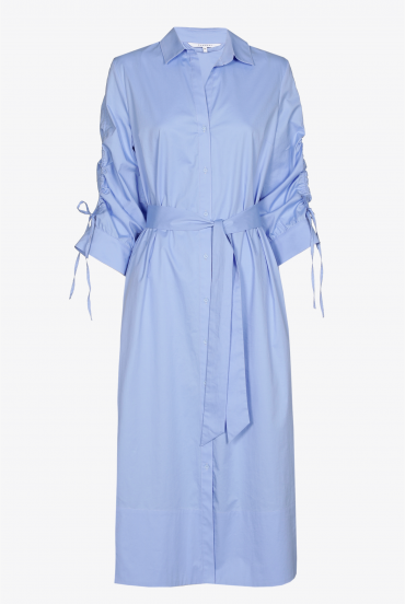 Cotton shirt dress