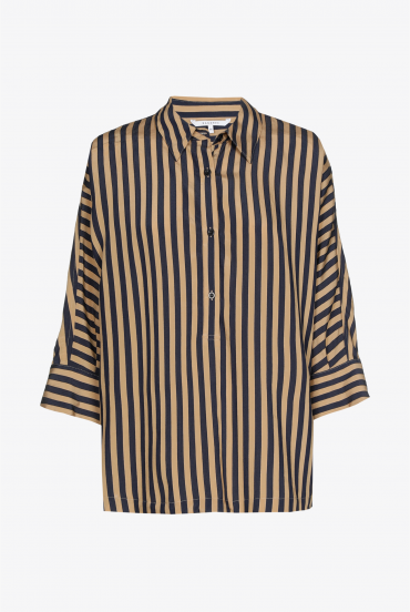 Oversized hemdblouse