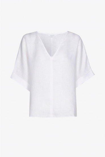 Blouse in zomers linnen