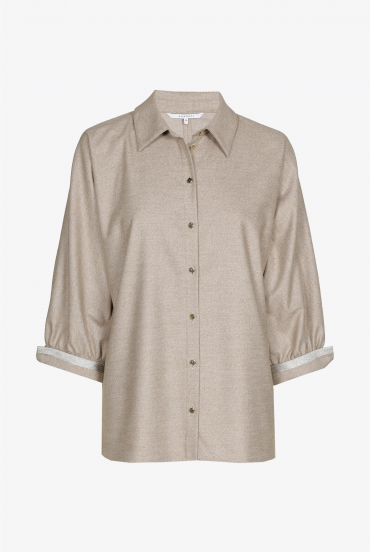 Flanellbluse 