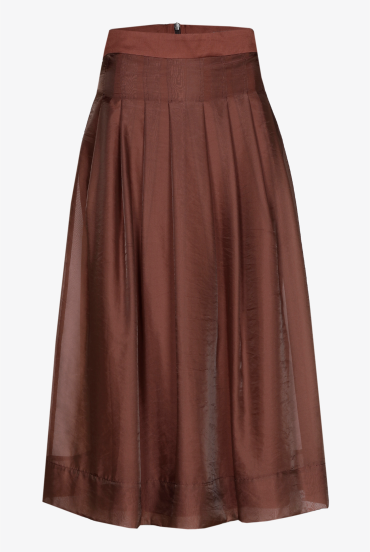 Jupe festive en organza 