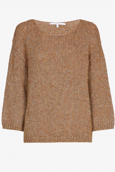 Gebreide pull met lurex
