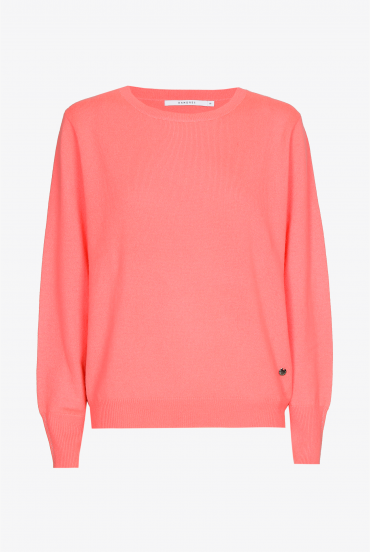 Cashmere jumper with round neck