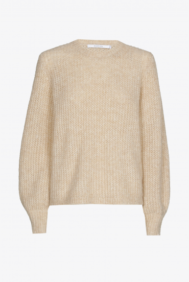 Pullover aus Wolle mit Ajour-Mster