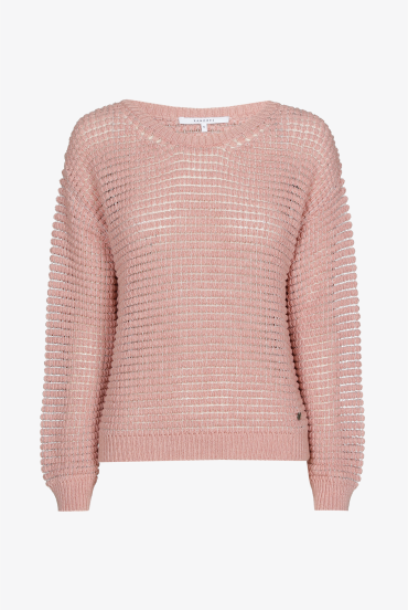 Pullover in 3D-Fantasiestrick 