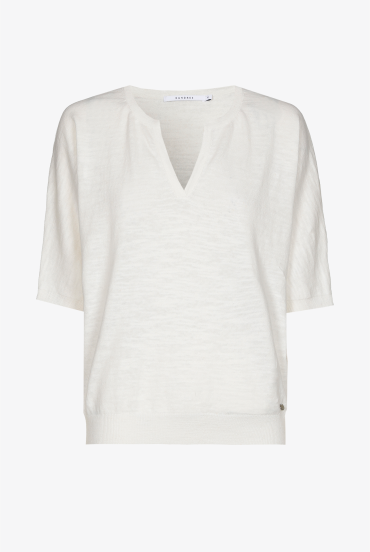 Pullover with short sleeves 