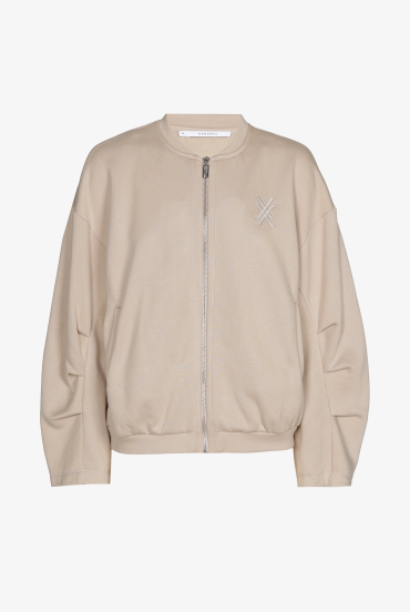 Branded bomber jacket