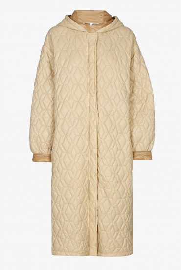 Lange matelassé parka