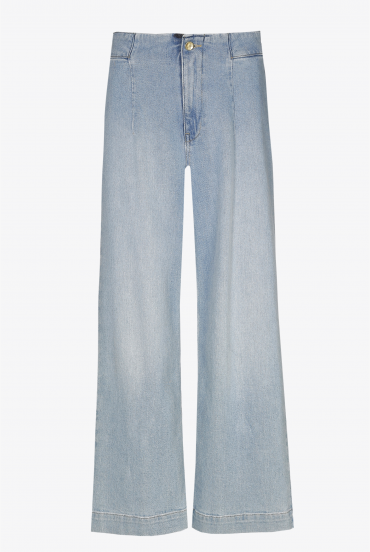7/8 trousers with wide legs