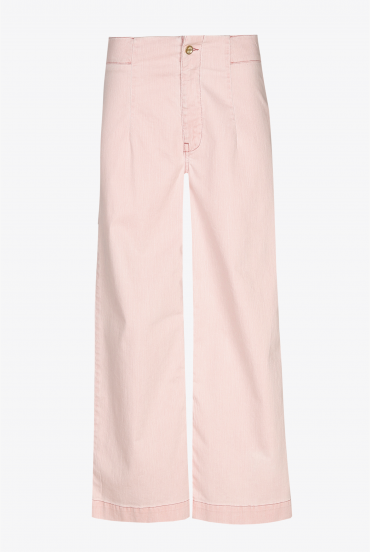 7/8 trousers with wide legs