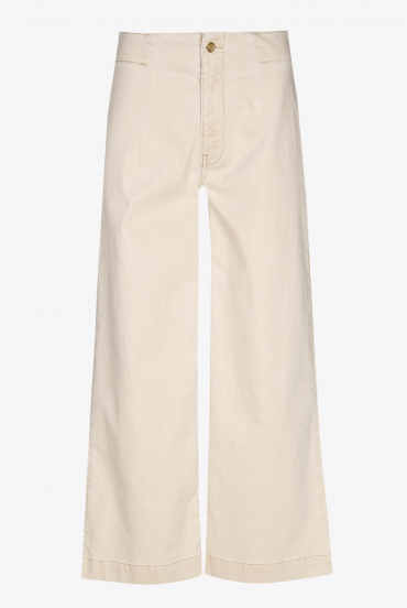 7/8 trousers with wide legs
