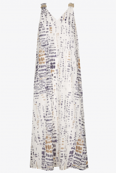 Maxijurk met batikprint
