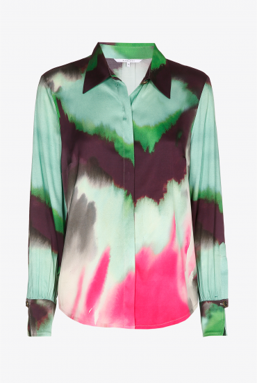 Blouse à motif microscopique