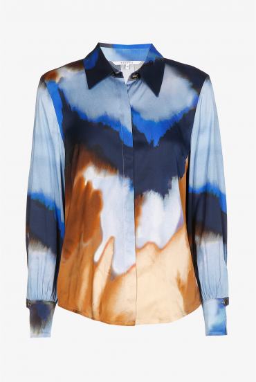 Blouse à motif microscopique