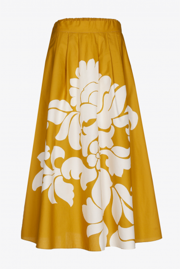 Katoenen rok met print