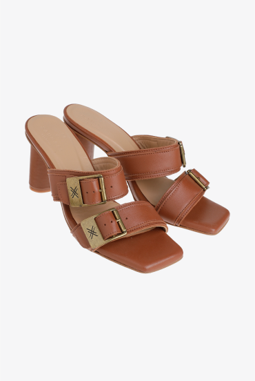 Elegante slipper met hak