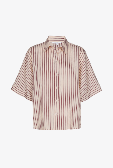 Chemise surdimensionnée à manches courtes