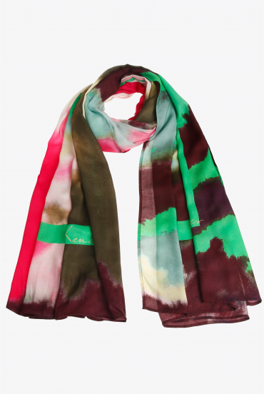 Sjaal met bloemenprint