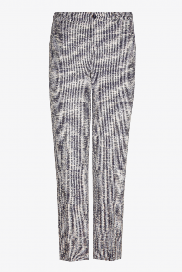 Trousers in luxurious bouclé fabric