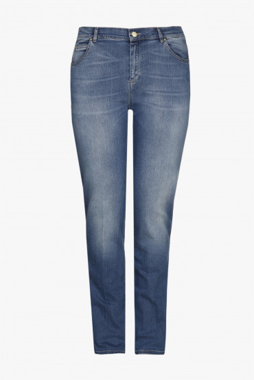 Blaue Jeans, slim fit