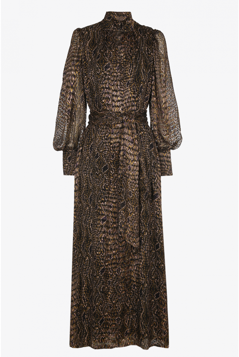 Maxi dress with print