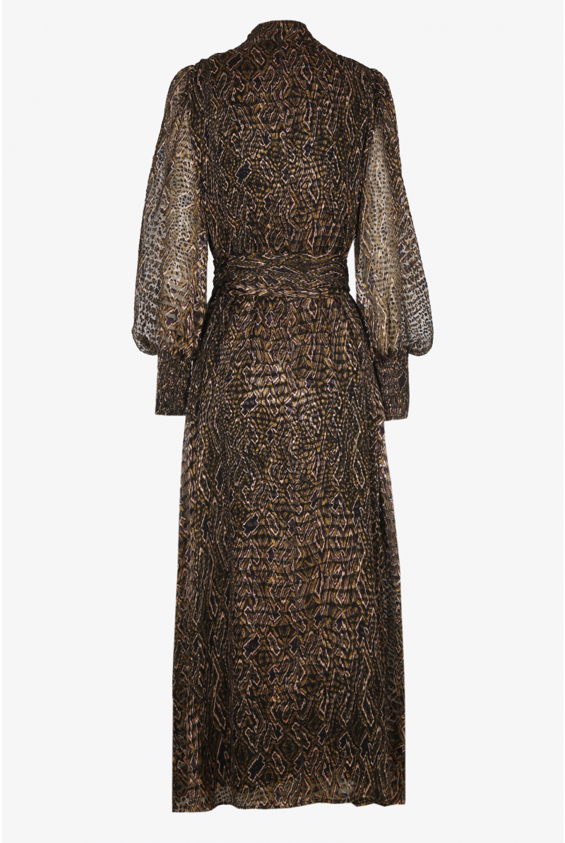 Maxi dress with print