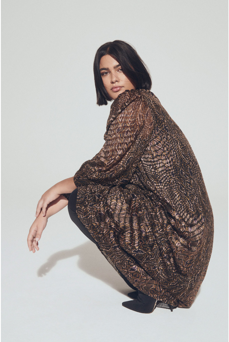 Maxi dress with print