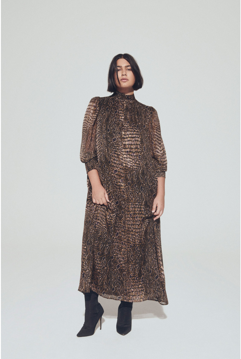Maxi dress with print