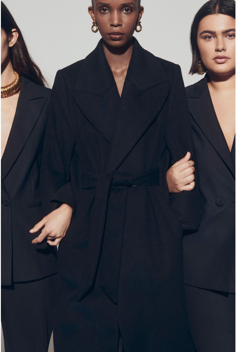 Long black coat