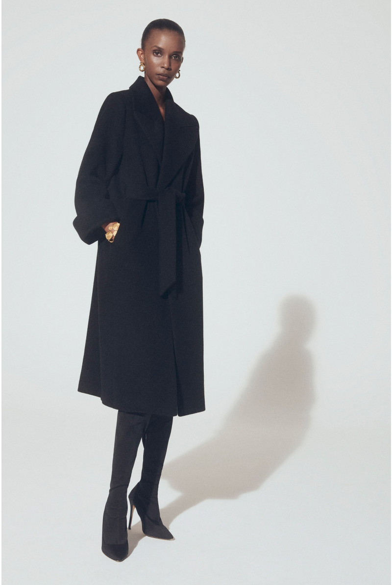 Long manteau noir