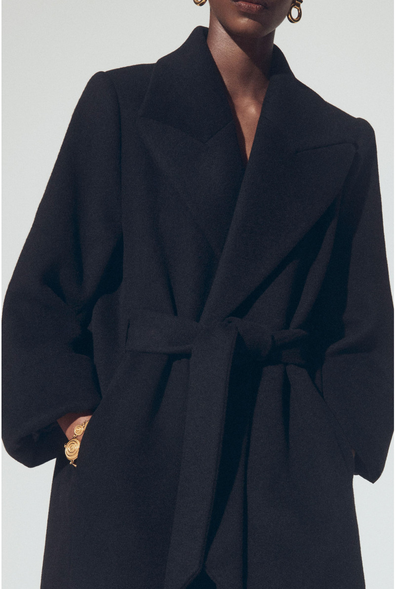 Long black coat