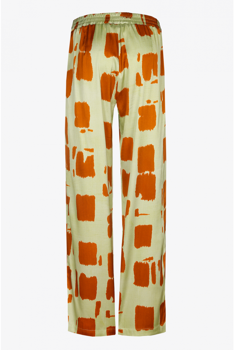 Pantalon à motif blockprint