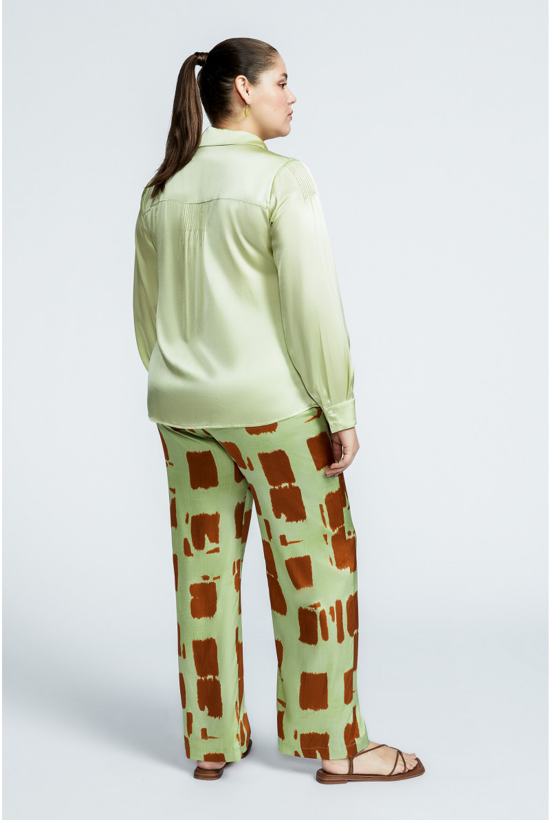 Pantalon à motif blockprint