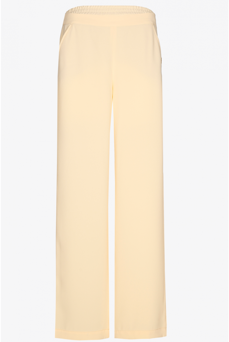 Trousers with elastic