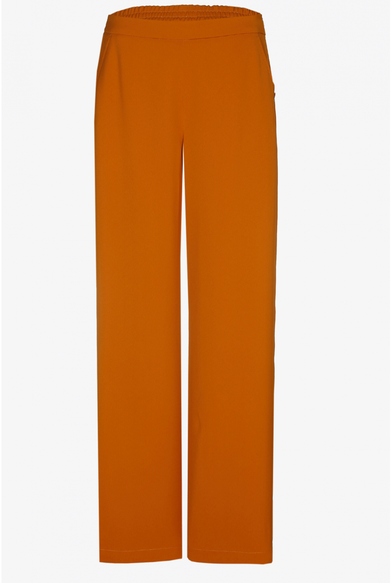 Trousers with elastic
