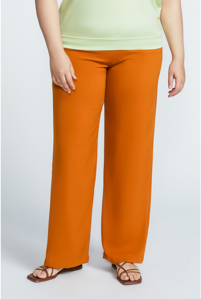 Trousers with elastic