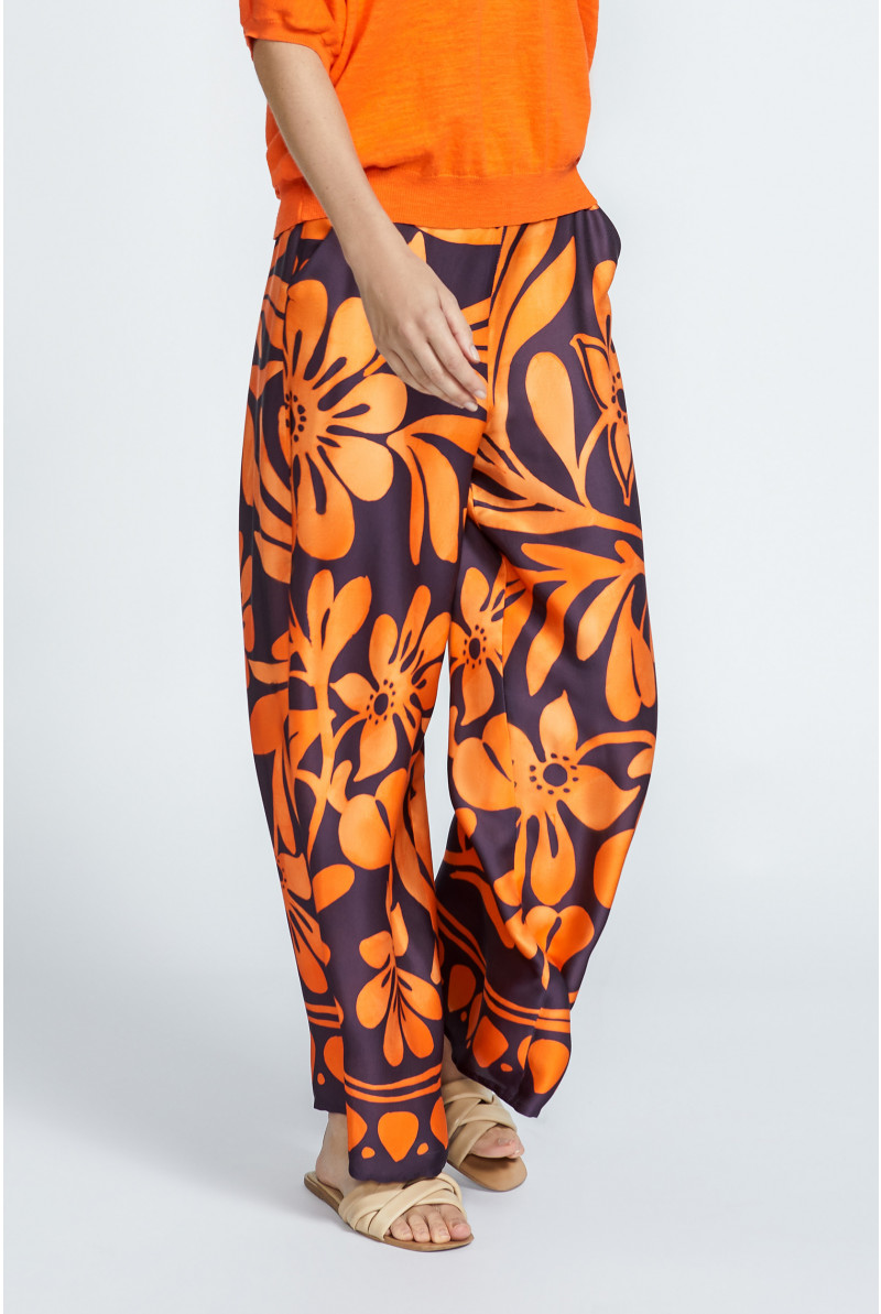 Pantalon à jambes larges