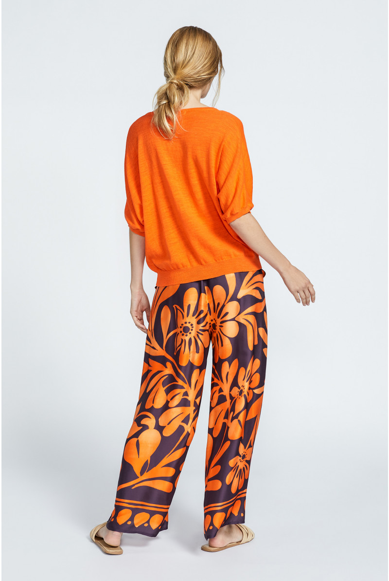 Pantalon à jambes larges