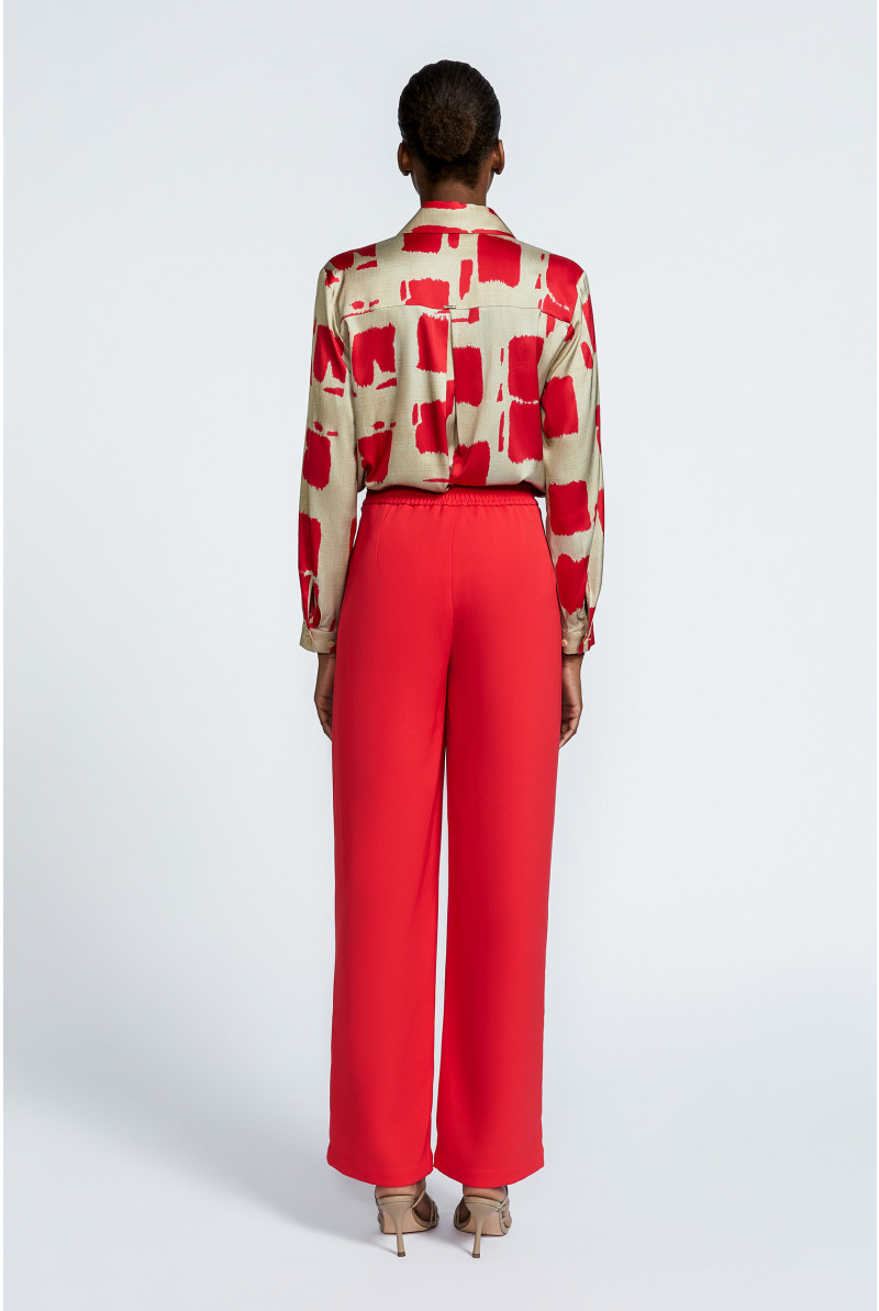 Blouse à motif blockprint