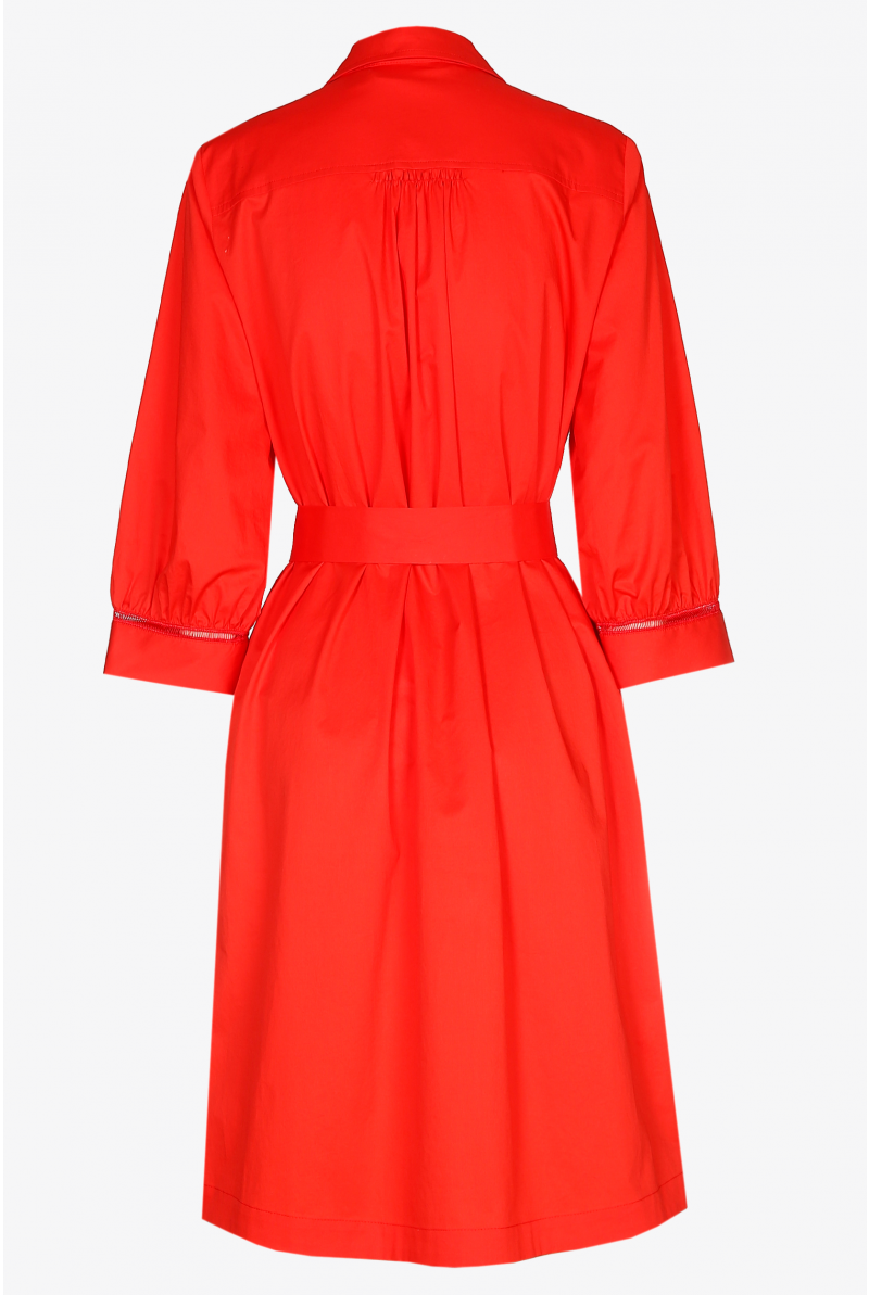 Robe-chemise mi-longue