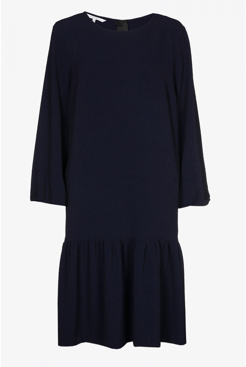 Robe midi à volant